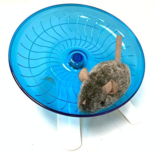 Large Flying Silent Spinner Saucer Exercise Jogging Running Wheel for Small Animal Hamster Gerbil Rat Mouse Rodent Degu Dagus Hermit Crabs Hedgie