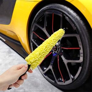 car777 car dust remover car vehicle wheel rims tire washing cleaning plastic handle sponge brush tool