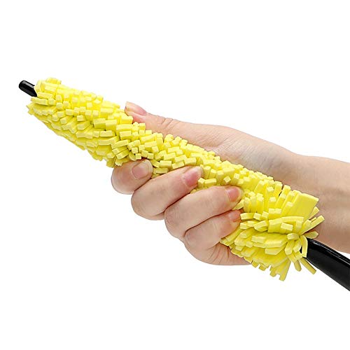 Car777 Car Dust Remover Car Vehicle Wheel Rims Tire Washing Cleaning Plastic Handle Sponge Brush Tool