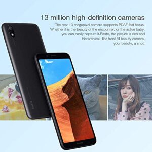 Xiaomi Redmi 7A (32GB, 2GB RAM) 5.45" Display, Face ID, Dual SIM GSM Factory Unlocked (US + Global 4G LTE International Model) (Black)