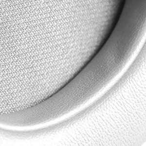 Replacement Memory Foam Ear Pads for Beats Headphones, Leather-Covered Ear Cushions Compatible for Solo 2 & 3 Wireless On-Ear Headphones (White)