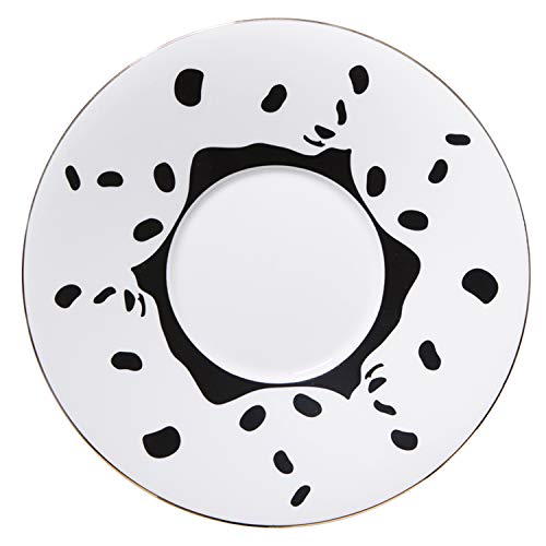 Luycho] Angled Mirror Cup & Saucer_Panda Dalmatian_11oz