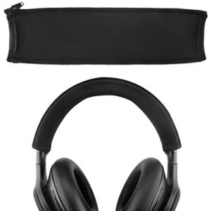 geekria headband cover compatible with plantronic backbeat pro, pro+, pro 2, wireless noise canceling headphones/headband cushion/easy diy installation no tool needed (black)