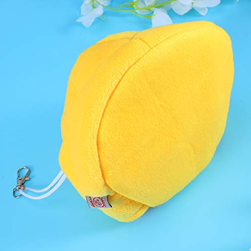 POPETPOP Small Animal Hammock Medium-Hamster Hide House Hanging Pet Bed Pineapple Animal Hideaway for Rat,Chinchilla,Sugar Glider,Syrian Hamster,Gerbil-Yellow