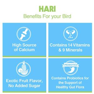 Hagen Prime Parrot Vitamin, Mineral and Amino Acid Supplement for Seed Eating Birds, 1.1 oz