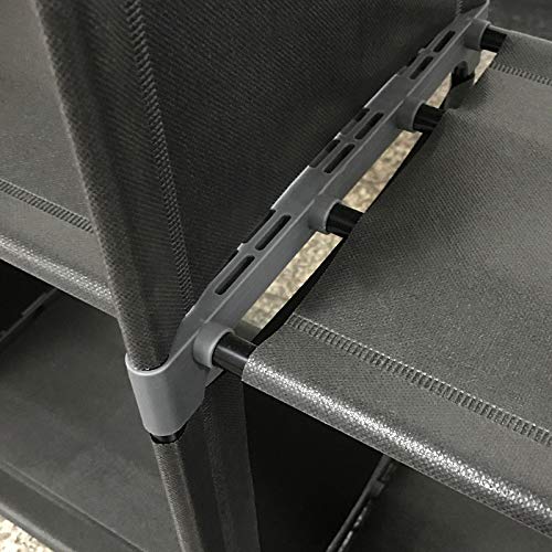 TXT&BAZ 9-Cube Storage Organizer,DIY Storage Shelf,Open Bookshelf,Black