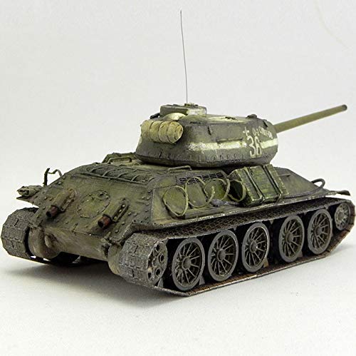 AEVVV T 34 85 Suvorov Soviet Russian Tank Model Kits Scale 1:35 - WW2 1/35 Scale Military Models T34 Tank Building Kit Assembly Instructions in Russian Language