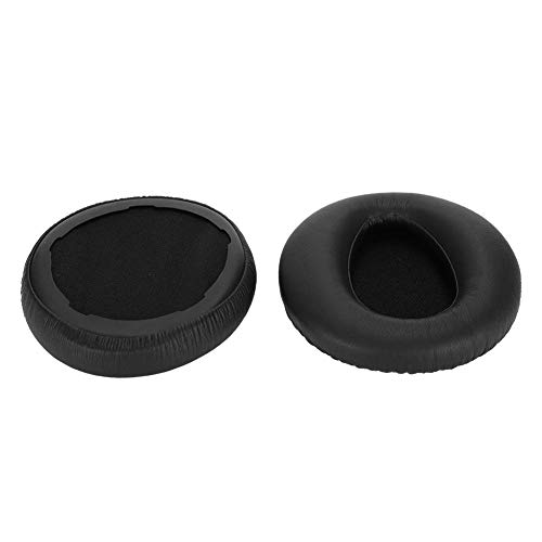 2pcs Replacement Ear Pad Cushion for Sony MDR-10RBT MDR-10RNC MDR-10R Earphone Headset (Black)