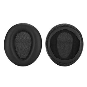 2pcs Replacement Ear Pad Cushion for Sony MDR-10RBT MDR-10RNC MDR-10R Earphone Headset (Black)