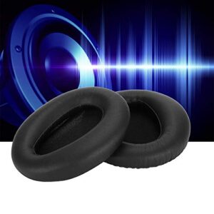 2pcs Replacement Ear Pad Cushion for Sony MDR-10RBT MDR-10RNC MDR-10R Earphone Headset (Black)