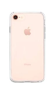 casery premium iphone case designed for the apple iphone - military grade protection - drop tested - protective slim clear case (crystal clear, iphone se, 8/7)