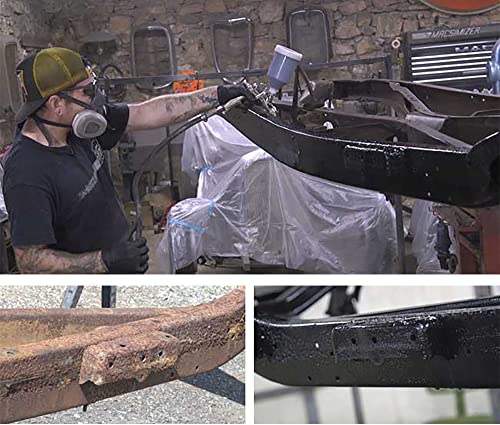 Eastwood Matte Black Rust Encapsulator Plus | Long Lasting Durable Finish 1 Coat Maximum Rust Protection | Heat Resistance up to 350 degrees Fahrenheit | 1 Quart, Matte Black