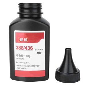 hilitand printer refill toner powder 1 bottle black toner powder (80g/2.8oz)