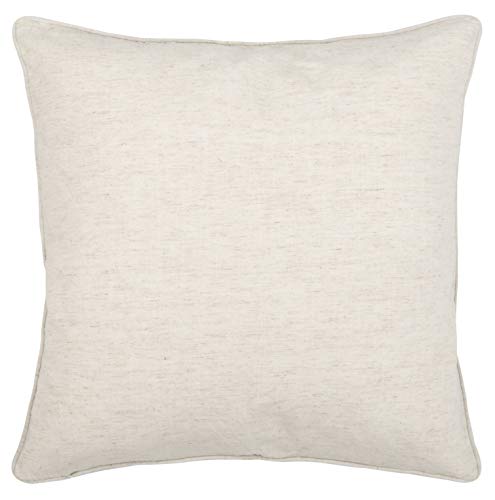 Safavieh Home Renti Natural and Black Greek Key 20-inch Decorative Pillow Pillow