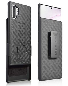 aduro cell phone holsters for samsung galaxy note 10 plus case protector includes belt-clip & built-in kickstand
