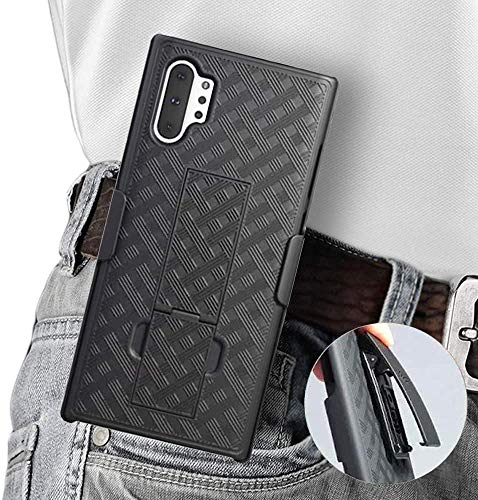 Aduro Cell Phone Holsters for Samsung Galaxy Note 10 Plus Case Protector Includes Belt-Clip & Built-in Kickstand