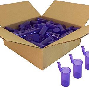 Purple Pop Top Bottles - 13 Dram - 1.63 Fl. Oz. - #PT13PU - Set of 100