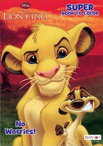 lion king - coloring and activity book - jumbo size