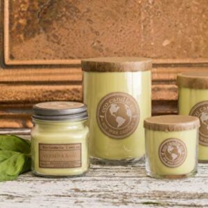 Eco Candle Co. Recycled Candle, Bourbon Vanilla, 6 oz. - Scents of Bourbon, Vanilla, Tonka Bean, Cedarwood, & Cardamom - 100% Soy Wax, No Lead, Kraft Paper Label & Lid, Hand Poured, Midwest Soybeans