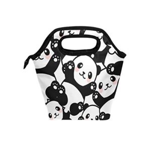 attx panda lunch box for girls