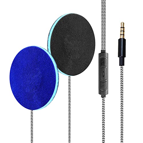 MMUSS Sleep Ultra Thin Pillow Headphones with Mic, Control Button for Sleep Headphones. Headband Headphone Replacement