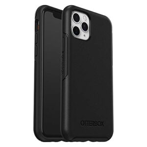 otterbox iphone 11 pro symmetry series case - black, ultra-sleek, wireless charging compatible, raised edges protect camera & screen