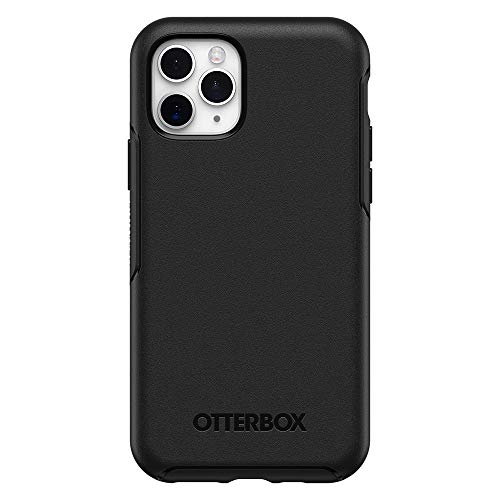 OtterBox iPhone 11 Pro Symmetry Series Case - BLACK, ultra-sleek, wireless charging compatible, raised edges protect camera & screen