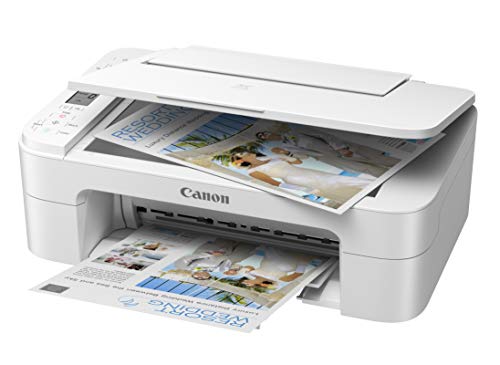 Canon Pixma TS3320 White, Works with Alexa