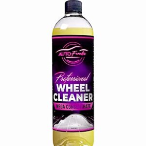 AUTO FANATIC Professional Foaming Wheel Cleaner - Wheel & Rim Cleaner for Car, Motorcycle, RV, SUV & Truck - Chemical Free Concentrated Formula Makes 4 Gallons - Use with Foam Cannon or Foam Sprayer