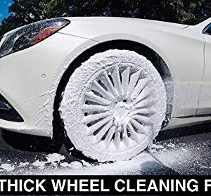 AUTO FANATIC Professional Foaming Wheel Cleaner - Wheel & Rim Cleaner for Car, Motorcycle, RV, SUV & Truck - Chemical Free Concentrated Formula Makes 4 Gallons - Use with Foam Cannon or Foam Sprayer