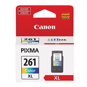 canon ink cl-261xl amr printer ink, extra large, multi