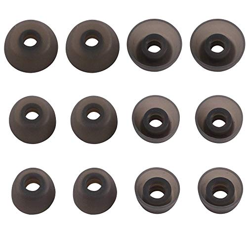 Rayker Ear Tips Replacement for Jabra Elite 65t Headphone, S M L Size Fit in Case Soft Silicon Ear Tips Earbud Covers for Jabra Elite Active 65t, 6 Pairs, S M L