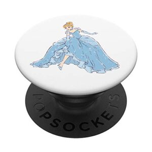 disney cinderella popsockets popgrip: swappable grip for phones & tablets