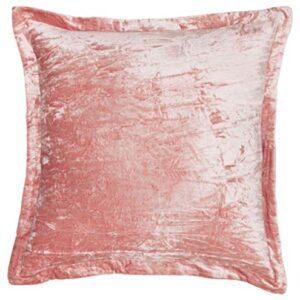 Signature Design by Ashley Marvene Crushed Velvet Throw Pillow, 20 x 20 Inches, Pink