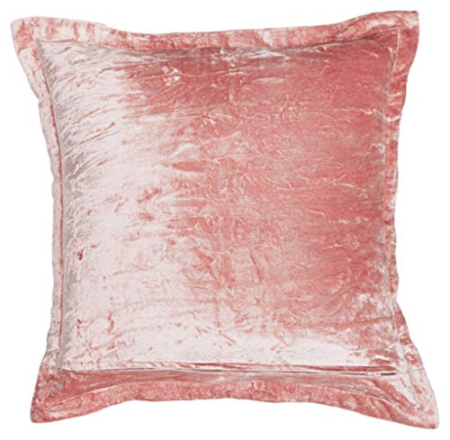 Signature Design by Ashley Marvene Crushed Velvet Throw Pillow, 20 x 20 Inches, Pink