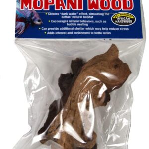 Zoo Med Betta Mopani Wood Fish Aquarium Terrarium Decoration to Create “Dark Water” Effect BA10