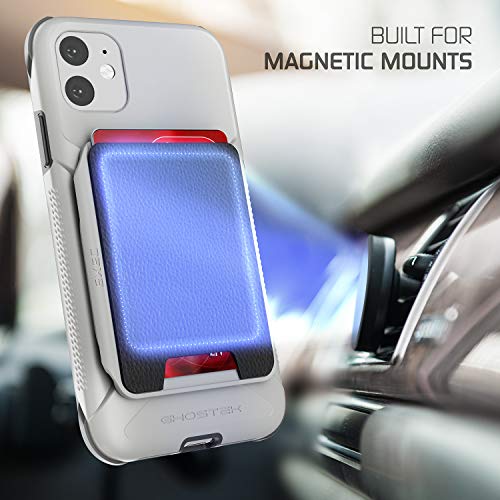 Ghostek EXEC iPhone 11 Wallet Case Credit Card Holder Works with Magnetic Car Mounts Easily Detachable for Wireless Charging Compatible Phone Cover Designed for 2019 Apple iPhone 11 (6.1 Inch) (Black)