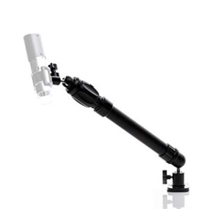 Versatile Positioning Stand for USB Microscopes with C-Clamp Base