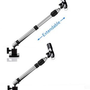 Versatile Positioning Stand for USB Microscopes with C-Clamp Base