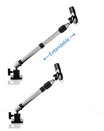 Versatile Positioning Stand for USB Microscopes with C-Clamp Base