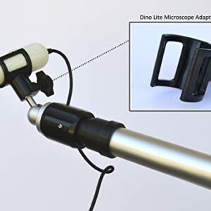 Versatile Positioning Stand for USB Microscopes with C-Clamp Base