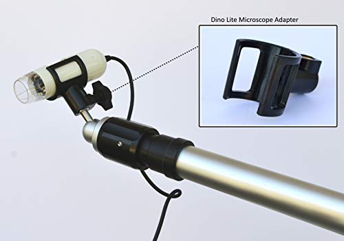 Versatile Positioning Stand for USB Microscopes with C-Clamp Base