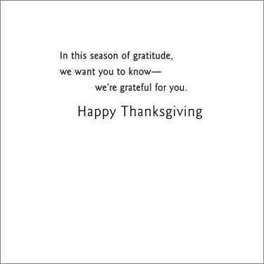 Hallmark Business Thanksgiving Cards for Employee Appreciation (Thankful Team) (Bulk Greeting Cards) (25 Pack)