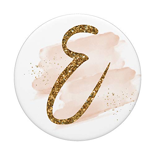 Personalized Initial Letter E Script On White Monogram