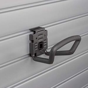 HandiWall Deluxe Accessory Kit with 46 Locking Bracket Hooks, Shelves, and Baskets for Slatwall Panels