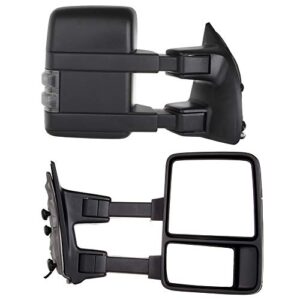 feiparts tow mirrors fit for 1999-2007 for ford for f250/for f350/for f450/for f550 super duty towing mirrors with left right side power operation heated turn signal light