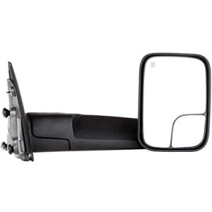 FEIPARTS Tow Mirror Fits for Dodge for Ram 1500 2003 2004 2005 2006 2007 2008 2009 for Dodge for Ram 2500 for Dodge for Ram 3500 Towing Mirror with Right Side Power Heated Without Turn Signal Light