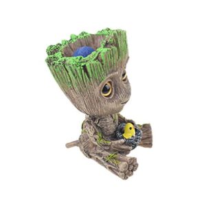 TEEMO Aquarium Groot Air Bubbler Decorations, Air Bubbler Decorations for Fish Tank.