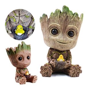 TEEMO Aquarium Groot Air Bubbler Decorations, Air Bubbler Decorations for Fish Tank.