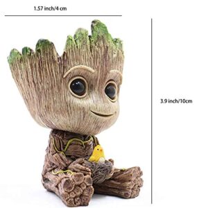 TEEMO Aquarium Groot Air Bubbler Decorations, Air Bubbler Decorations for Fish Tank.